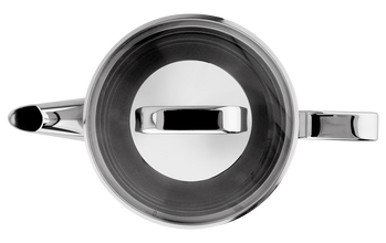 Ferveo Noya Theepotset 1,0/2,0 Liter – RVS Dubbele Turkse Theeketel Zilver