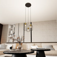 ELARA Hanglamp Rond – 3-Lichts Zwart Goud