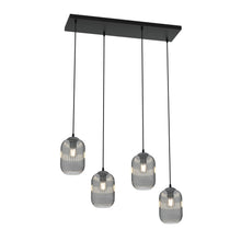 Verdi Hanglamp 4-Lichts – Grafiet Glas | Modern & Karaktervol