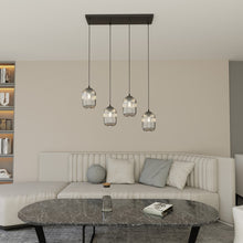 Verdi Hanglamp 4-Lichts – Grafiet Glas | Modern & Karaktervol
