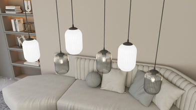 Verdi Hanglamp 4-Lichts – Mix Kleur | Modern & Creatief Design