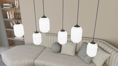 Verdi Hanglamp 4-Lichts – Mix Kleur | Modern Design