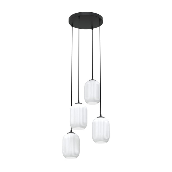 Verdi Hanglamp 4-Lichts – Opaal Glas | Modern Design met Warme Uitstraling
